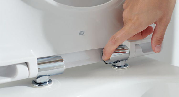 Installation de l'abattant wc facile et abattant wc clipsable