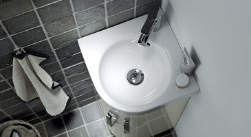 Le lave-mains d'angle WC : l’art d'optimiser les petits espaces