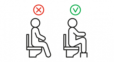 Adopter la bonne position pour un passage aux toilettes efficace