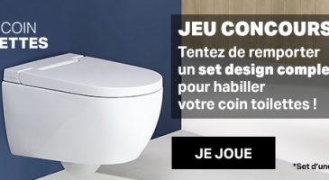 Remportez un set design (étagère de douche, flacon rond patères) d'une valeur de 159 euros !