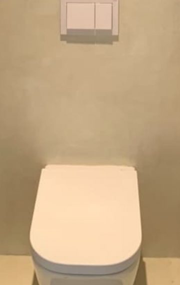 Avant/après : grâce au béton ciré, donnez du style à vos toilettes