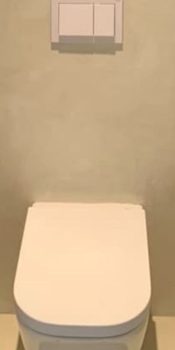 Avant/après : grâce au béton ciré, donnez du style à vos toilettes
