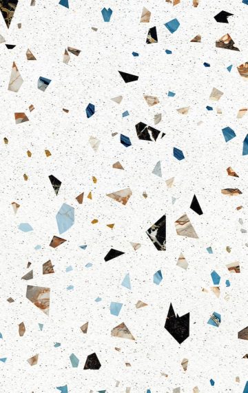 Le terrazzo fait son show aux toilettes