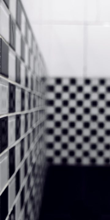 Un coin toilettes en noir pour un effet boudoir chic